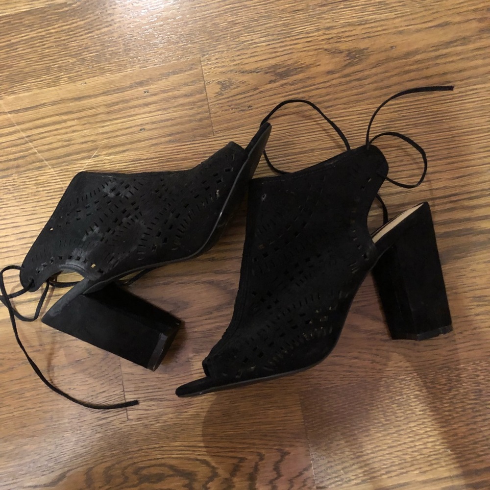 black heels